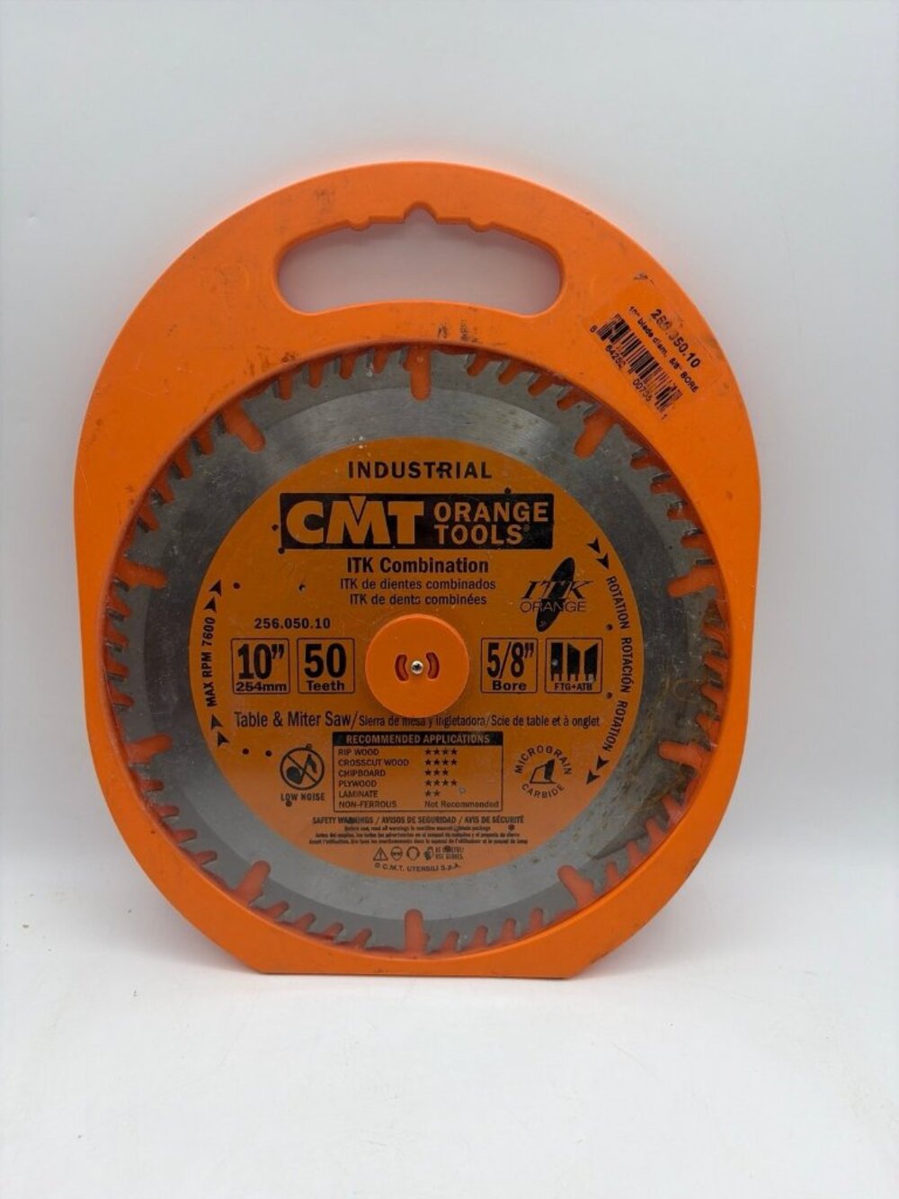 CMT 256.050.10 ITK Industrial Combination Saw Blade, 10-Inch x 50 Teeth New
